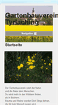 Mobile Screenshot of gartenbauverein.tyrlaching.de